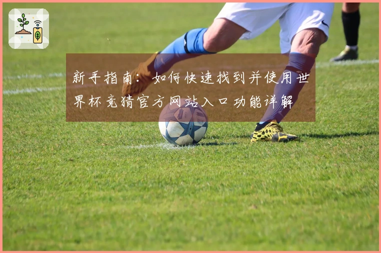 新手指南:如何快速找到并使用世界杯竞猜官方网站入口功能详解