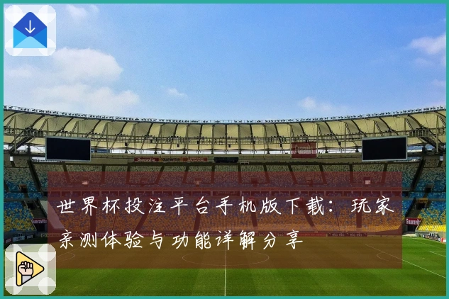 世界杯投注平台手机版下载：玩家亲测体验与功能详解分享